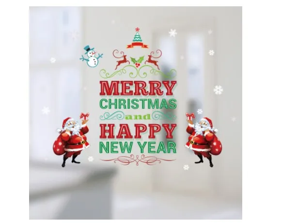 Removable Christmas window wall stickers bedroom living room glass doors and windows background decoration stickers (50x70cm)
Removable Christmas window wall stickers bedroom living room glass doors and windows background decoration stickers (50x70cm)