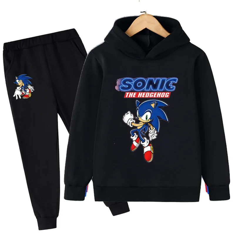 Fashion Children Boys Super Sonic Clothes Autumn Toddler Sweatshirt Cotton Long Sleeve Hoodies+Long Pants Suit Children Clothing
Fashion Children Boys Super Sonic Clothes Autumn Toddler Sweatshirt Cotton Long Sleeve Hoodies+Long Pants Suit Children Clothing