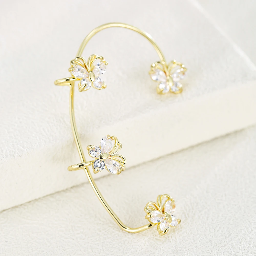 AMC 1Pc Butterfly Earcuffs No Piecing AAA Cubic Zirocn Clip Earring Without Piecing Bridal Wedding Jewelry Gift for Women
AMC 1Pc Butterfly Earcuffs No Piecing AAA Cubic Zirocn Clip Earring Without Piecing Bridal Wedding Jewelry Gift for Women