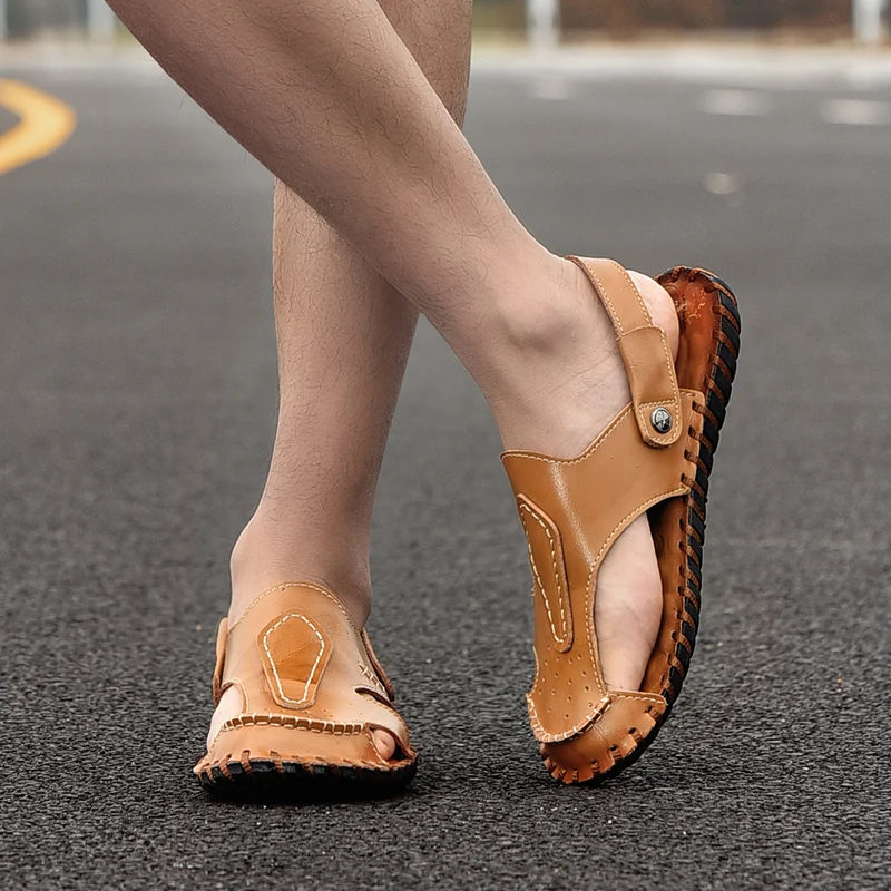 Sandles For Men Sandalias De Hombre Mens Summer Leather Sandals Men Rubber Sandal Luxury Footwear Piel Cuero Para
Sandles For Men Sandalias De Hombre Mens Summer Leather Sandals Men Rubber Sandal Luxury Footwear Piel Cuero Para