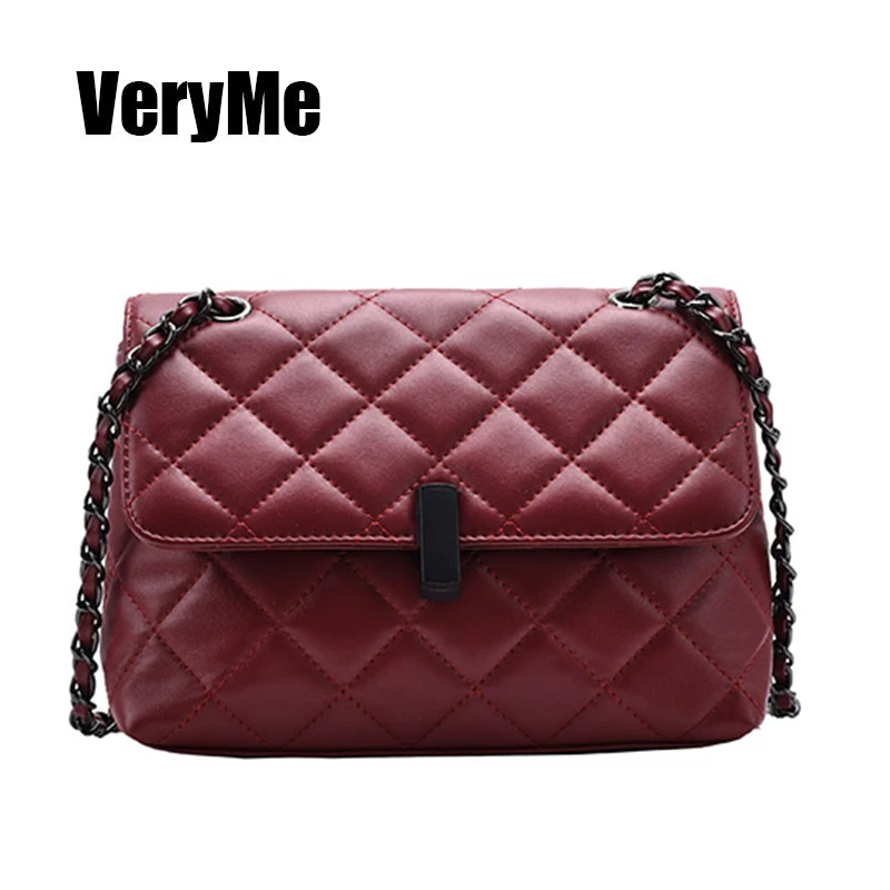 VeryMe New Quality Leather Lady Handbag Casual Chain Crossbody Women's Bag Elegant Female Square Shoulder Pack Bolsos Para Mujer
VeryMe New Quality Leather Lady Handbag Casual Chain Crossbody Women's Bag Elegant Female Square Shoulder Pack Bolsos Para Mujer