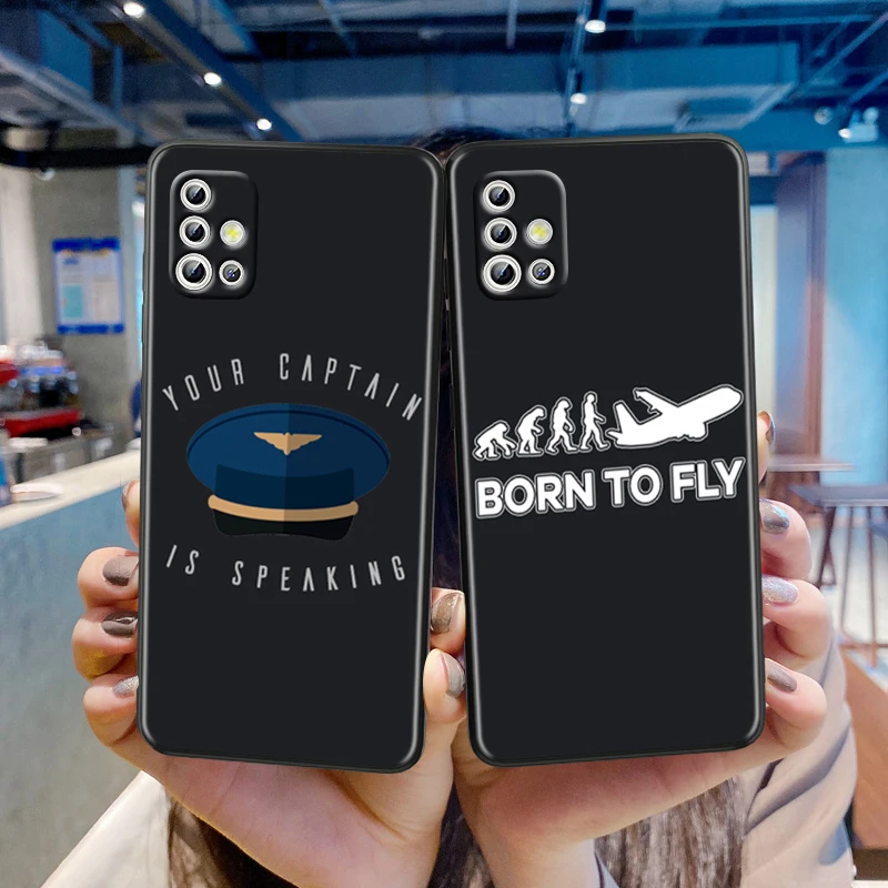 Fly Pilot Plane For Samsung Galaxy A41 A31 A21S A21 A11 A03 A01 Core A91 A81 A71 A51 5G UW Black TPU Phone Case Capa
Fly Pilot Plane For Samsung Galaxy A41 A31 A21S A21 A11 A03 A01 Core A91 A81 A71 A51 5G UW Black TPU Phone Case Capa