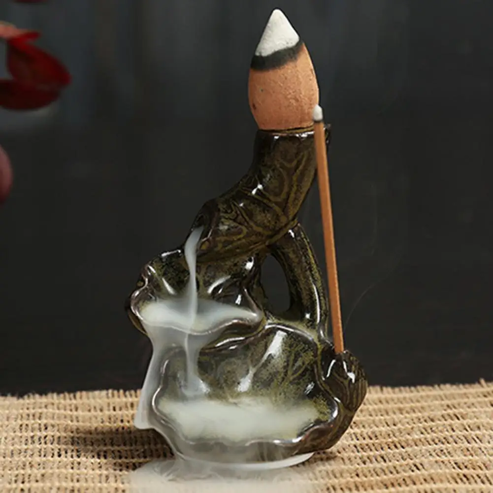 Waterfall Incense Holder Burner Stable Nice-looking Decorative Incense Burner Backflow Ceramic for Home Decor
Waterfall Incense Holder Burner Stable Nice-looking Decorative Incense Burner Backflow Ceramic for Home Decor