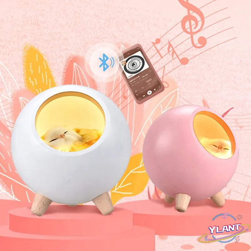 SWT Touch Dimming LED Baby Kids Bedside Sleep Lamps Cute Cat House Bluetooth Speaker Night Light Bedroom Home Decor
SWT Touch Dimming LED Baby Kids Bedside Sleep Lamps Cute Cat House Bluetooth Speaker Night Light Bedroom Home Decor