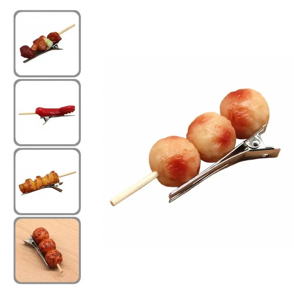 PVC Lovely Kanto Cooking Simulation Food Hair Clips Styling Accessories Food Hairpins Rust Resistant for Female
PVC Lovely Kanto Cooking Simulation Food Hair Clips Styling Accessories Food Hairpins Rust Resistant for Female