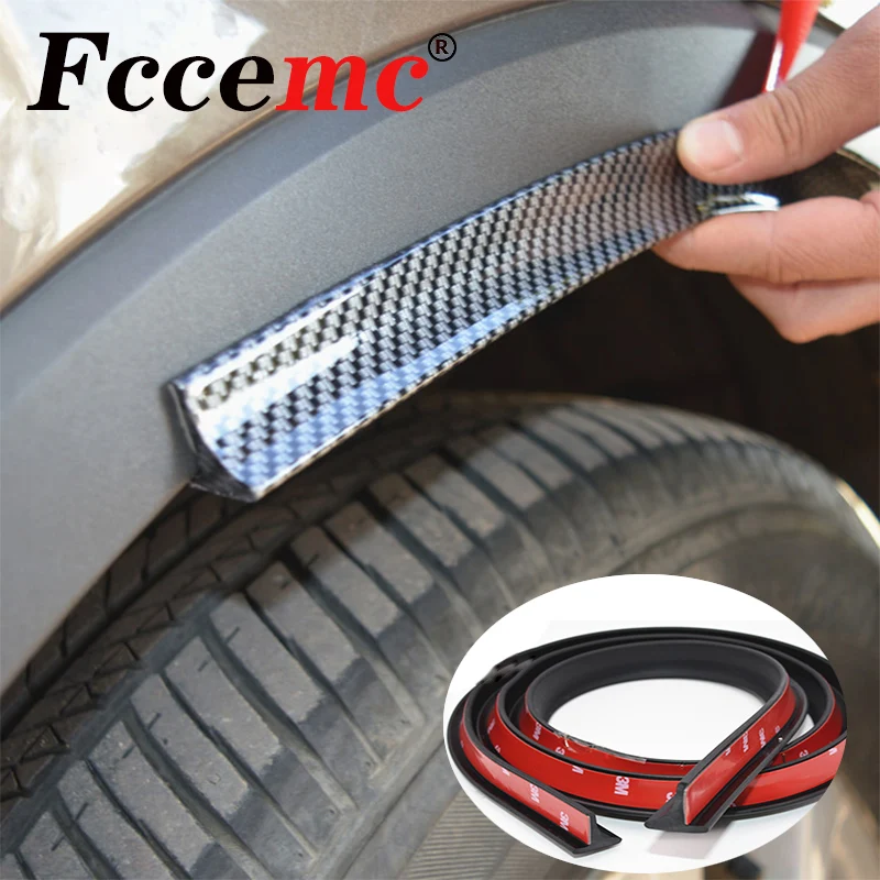 1.5M Universal Carbon Fiber Car Wheel Rubber Eyebrow Trim Fender Scratch Protector Strip Lip Arch Decorative Auto Accessories
1.5M Universal Carbon Fiber Car Wheel Rubber Eyebrow Trim Fender Scratch Protector Strip Lip Arch Decorative Auto Accessories