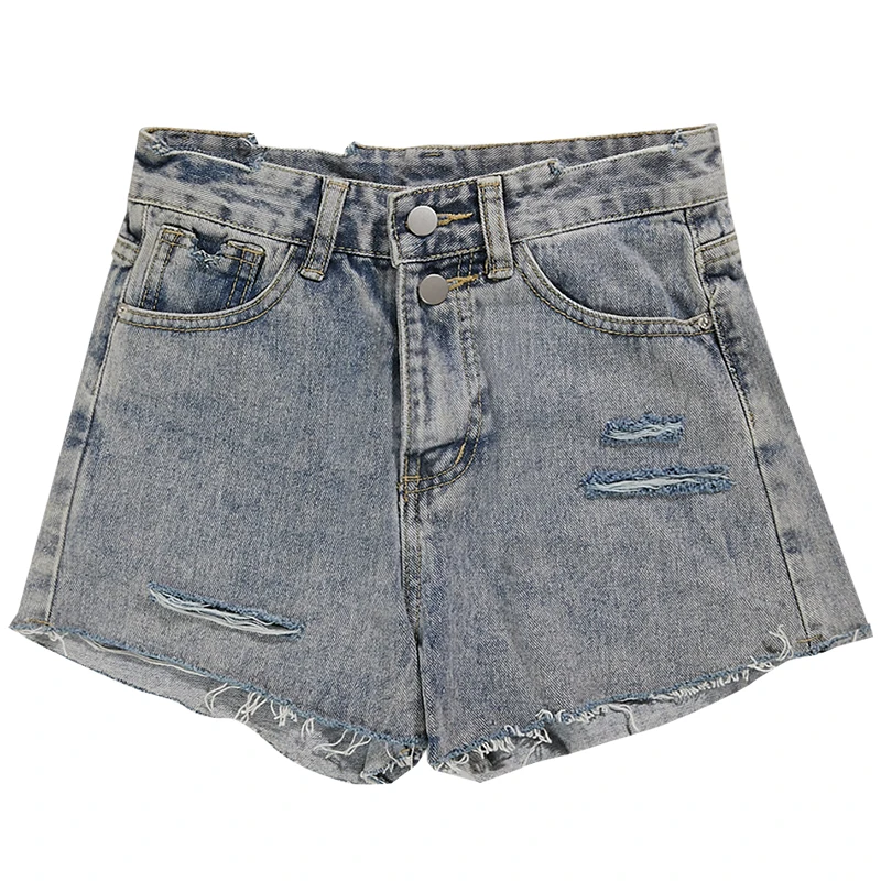 Womens Shorts Korean Fashion High Waist Loose Wide Leg Riped Jeans Solid Streetwear Mini Shorts Summer Necessary Chlothes
Womens Shorts Korean Fashion High Waist Loose Wide Leg Riped Jeans Solid Streetwear Mini Shorts Summer Necessary Chlothes