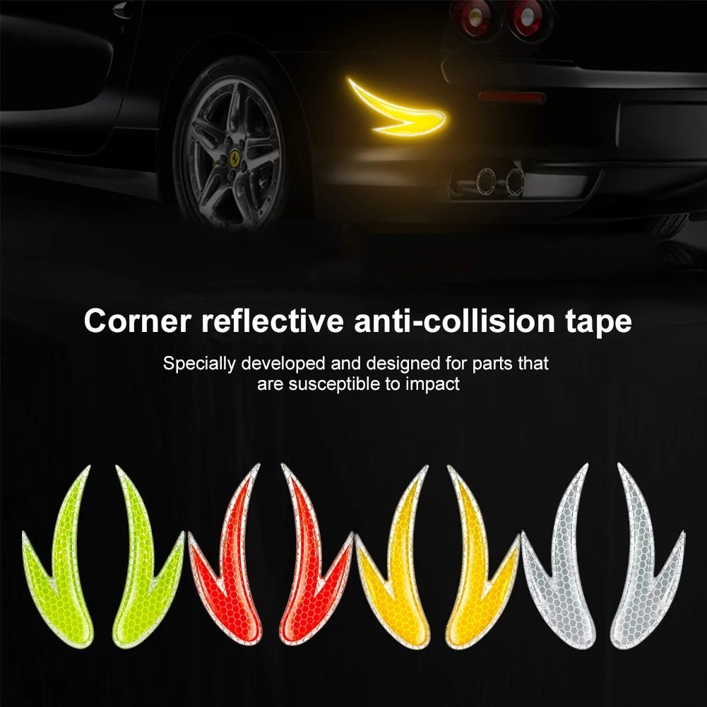 2PCS/Set Anti-Collision Rubber Strips Sticker Car Stickers Reflective Front Rear Bumper Protector Rearview Mirror Guard Strips
2PCS/Set Anti-Collision Rubber Strips Sticker Car Stickers Reflective Front Rear Bumper Protector Rearview Mirror Guard Strips