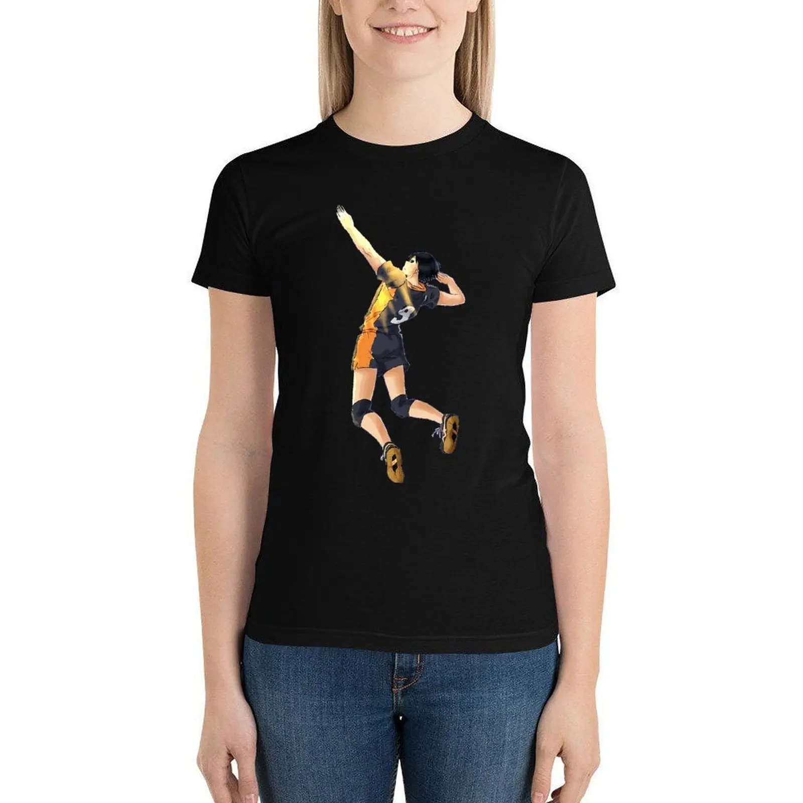 Футболка Haikyuu женская с коротким рукавом, 100 хлопок, Повседневная футболка с круглым вырезом, новая модная футболка с рисунком
Футболка Haikyuu женская с коротким рукавом, 100 хлопок, Повседневная футболка с круглым вырезом, новая модная футболка с рисунком
