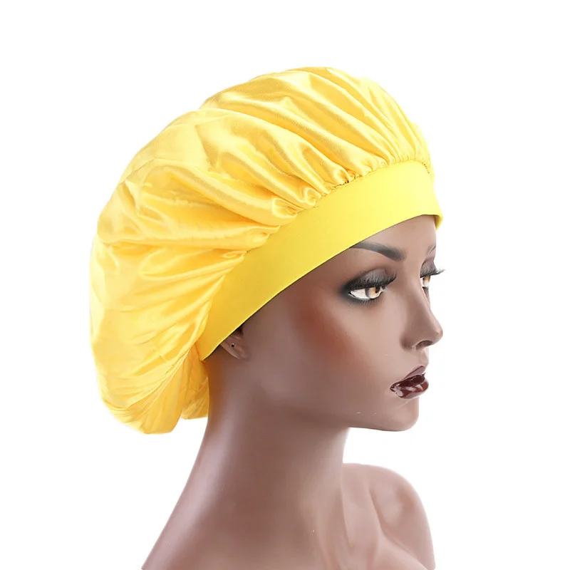 58cm Adjust Solid Satin Bonnet Hair Styling Cap Long Hair Care Women Night Sleep Hat Silk Head Wrap Shower Cap Tool Styling Hair
58cm Adjust Solid Satin Bonnet Hair Styling Cap Long Hair Care Women Night Sleep Hat Silk Head Wrap Shower Cap Tool Styling Hair