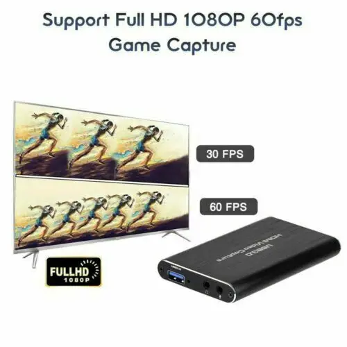 HDMI To USB 3.0 4K Video Capture Card Dongle 1080P 60fps with HDMI Loop-Out For Live Streaming Game Recorder Device
HDMI To USB 3.0 4K Video Capture Card Dongle 1080P 60fps with HDMI Loop-Out For Live Streaming Game Recorder Device