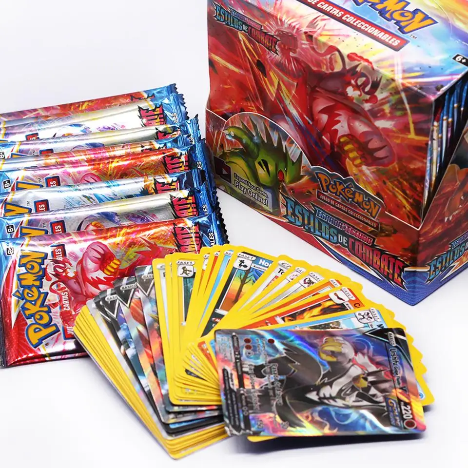 Spanish Pokemon Cards Toys Spanish Trading Card Game Sword Shield Collection Box Card Espada Escudo Pokmon Card Game
Spanish Pokemon Cards Toys Spanish Trading Card Game Sword Shield Collection Box Card Espada Escudo Pokmon Card Game