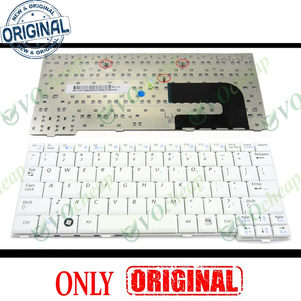 Новая клавиатура для ноутбука Samsung NP-NC10 ND10 NC10 N110 N130 NP-N130 белая версия США-V100560AS1
Новая клавиатура для ноутбука Samsung NP-NC10 ND10 NC10 N110 N130 NP-N130 белая версия США-V100560AS1