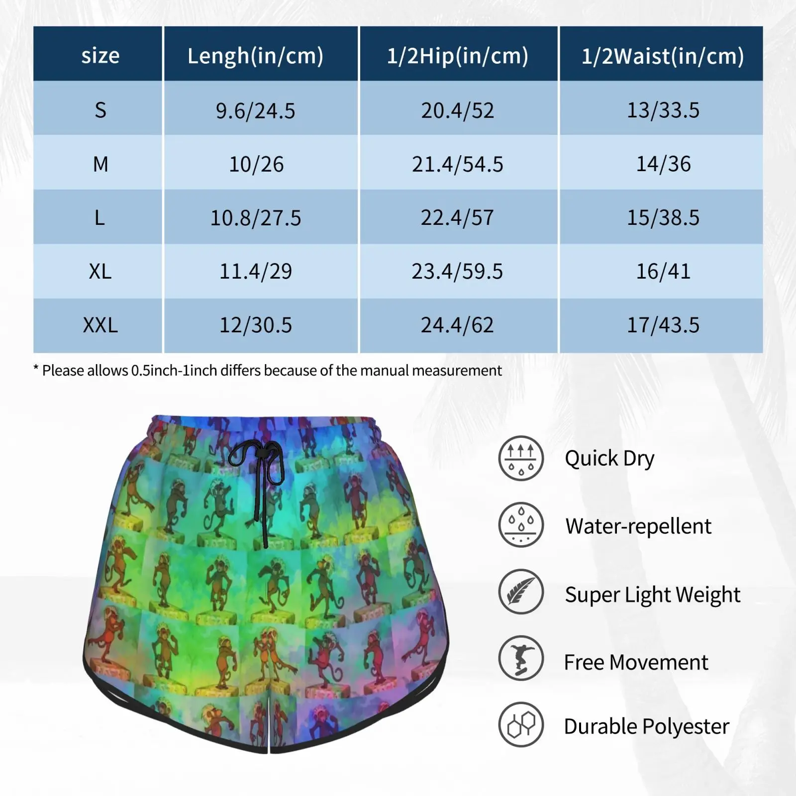 Dance Monkey Swim Shorts Women Beach Shorts Tie Dye Monkey Dancing Retro Peace Love Colorful Fun Party Dance Tones And I
Dance Monkey Swim Shorts Women Beach Shorts Tie Dye Monkey Dancing Retro Peace Love Colorful Fun Party Dance Tones And I