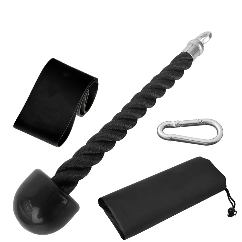 Натяжная веревка с одной ручкой для тренировок на бицепсе, Набор насадок для кабельных машин, тренажерного зала, шкив для тренировок 
Натяжная веревка с одной ручкой для тренировок на бицепсе, Набор насадок для кабельных машин, тренажерного зала, шкив для тренировок