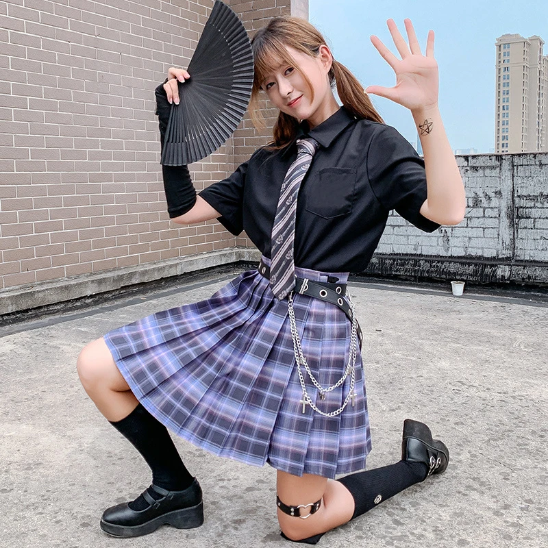 Women Kawaii Cosplay Skirt Harajuku Plaid Preppy Pleated Skirts Lolita Cute Japan Students School Uniforms Faldas Ladies Jupe
Women Kawaii Cosplay Skirt Harajuku Plaid Preppy Pleated Skirts Lolita Cute Japan Students School Uniforms Faldas Ladies Jupe