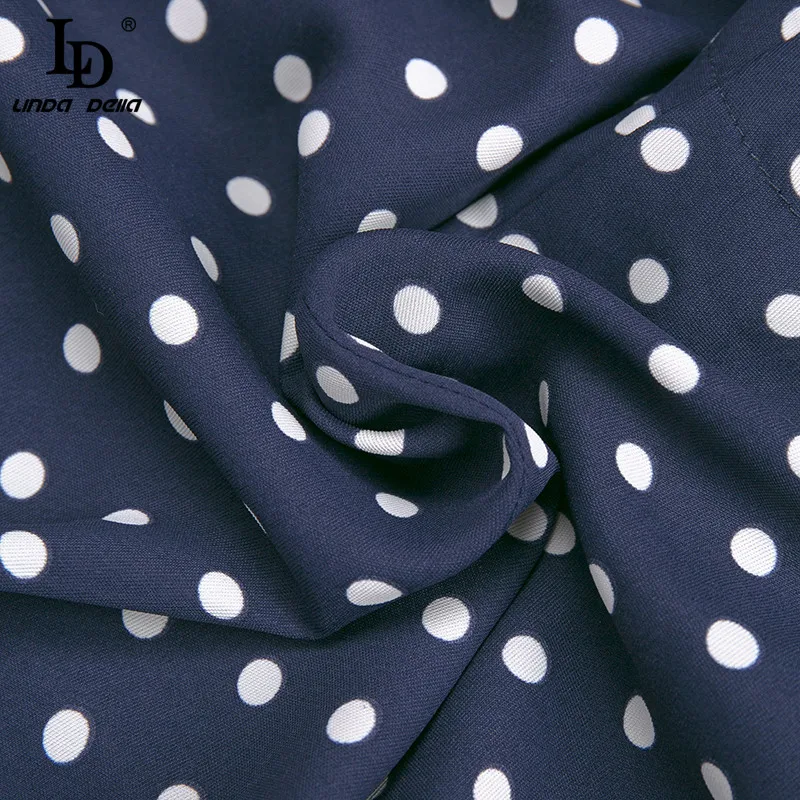 LD LINDA DELLA Summer Runway Designer Vintage Dress Women Long Sleeve Polka Dot Print Slim Lady Party Fashion Mermaid Midi Dress
LD LINDA DELLA Summer Runway Designer Vintage Dress Women Long Sleeve Polka Dot Print Slim Lady Party Fashion Mermaid Midi Dress