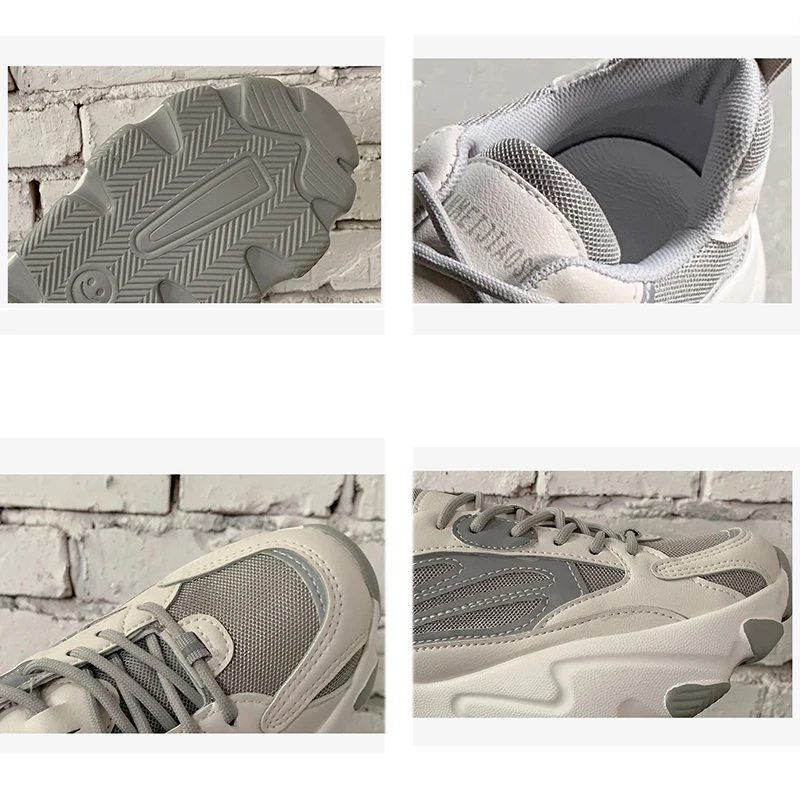 2020 Sneakers Women Fashion Vulcanized Shoes Woman Designer Platform Chunky Sneakers Ladies Trainers Lace Up Spring Female Flat
2020 Sneakers Women Fashion Vulcanized Shoes Woman Designer Platform Chunky Sneakers Ladies Trainers Lace Up Spring Female Flat