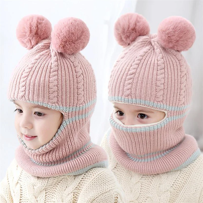 Winter Children Hats Knitted Baby Girls and Boys Hat with Warm Fleece Lining Beanies Baby Hat Pompom Knitted Cute Cap for Kids
Winter Children Hats Knitted Baby Girls and Boys Hat with Warm Fleece Lining Beanies Baby Hat Pompom Knitted Cute Cap for Kids