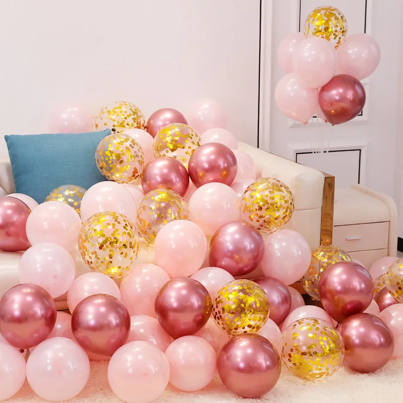 18pcs 10inch Gold Silver Pink Metal Latex Balloons Wedding Decoration Matte Helium Globos Birthday Party Decoration Adult
18pcs 10inch Gold Silver Pink Metal Latex Balloons Wedding Decoration Matte Helium Globos Birthday Party Decoration Adult