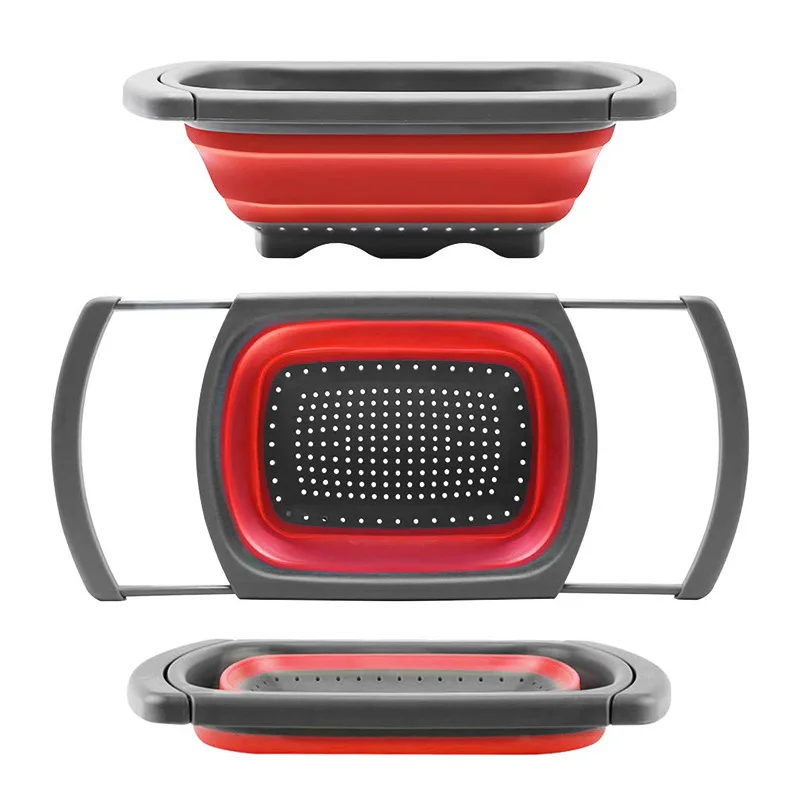 Telescopic Folding Fruit Vegetable Washing Drain Basket Kitchen Strainer Colander Food Meat Organizer With Retractable Handles
Telescopic Folding Fruit Vegetable Washing Drain Basket Kitchen Strainer Colander Food Meat Organizer With Retractable Handles