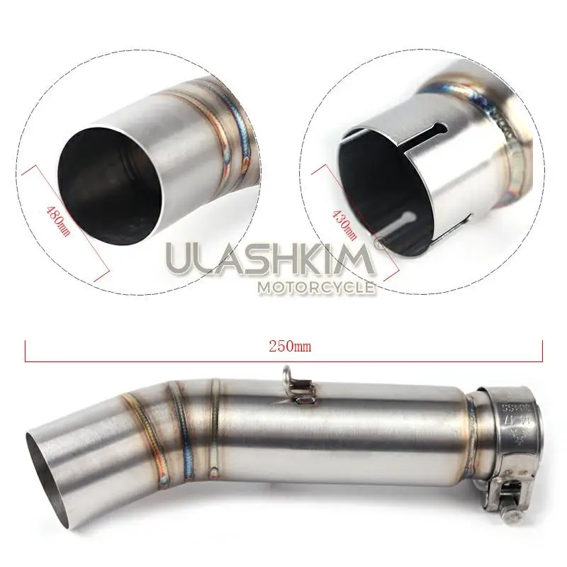 Motorcycle Exhaust Muffler Pipe Link middle Pipe Slip On For HONDA CBR400 CB500R CBR500R 2013-2015 CB400X CB500X 2013-2016
Motorcycle Exhaust Muffler Pipe Link middle Pipe Slip On For HONDA CBR400 CB500R CBR500R 2013-2015 CB400X CB500X 2013-2016