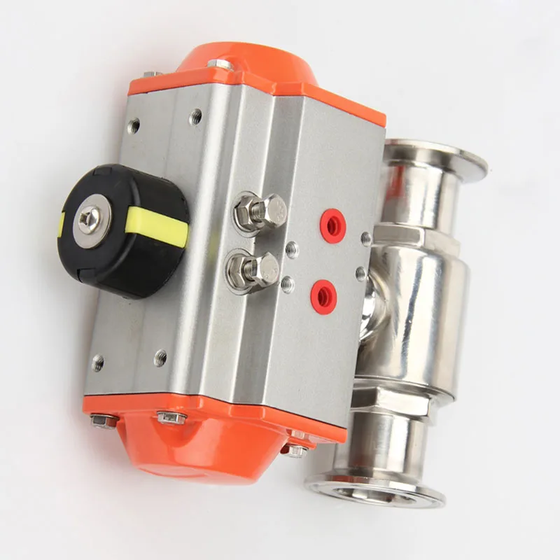 Tri Clamp Pneumatic Ball Valve SS304 Stainless Steel Sanitary Inline Ball Valve fit Pipe OD 76/89/102mm
Tri Clamp Pneumatic Ball Valve SS304 Stainless Steel Sanitary Inline Ball Valve fit Pipe OD 76/89/102mm