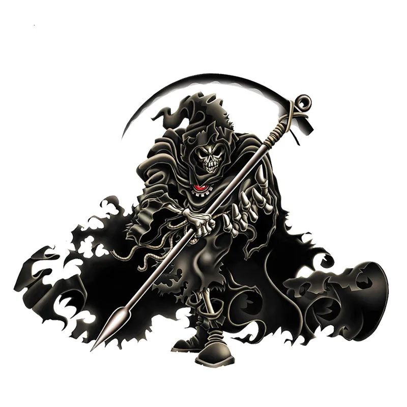 Grim Reaper Skull for Helmet Decals Funny Car Stickers Car Styling Motorcycle Car Decal Wall Decor
Grim Reaper Skull for Helmet Decals Funny Car Stickers Car Styling Motorcycle Car Decal Wall Decor