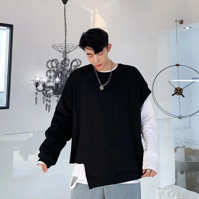 Men's Long Sleeve T-Shirt Spring And Autumn New Dark Irregular Design Fashion Casual Versatile Loose Large Size Hoodie
Men's Long Sleeve T-Shirt Spring And Autumn New Dark Irregular Design Fashion Casual Versatile Loose Large Size Hoodie