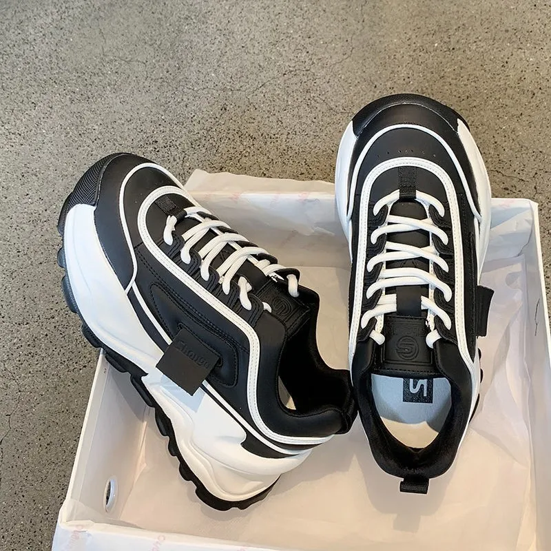 Women's Sneakers Thick Bottom Autumn 2021 Breathable Ladies Shoes Platform Comfort Casual White Sneakers Woman Vulcanize Shoes
Women's Sneakers Thick Bottom Autumn 2021 Breathable Ladies Shoes Platform Comfort Casual White Sneakers Woman Vulcanize Shoes