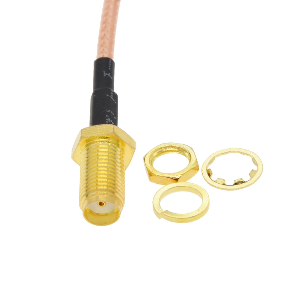 1 SMA Male to 1 SMA Male + 1 SMA Female Bulkhead Y Type Splitter Cable WIFI Antenna Extension Cable RG316 RF Coax Pigtail Jumper
1 SMA Male to 1 SMA Male + 1 SMA Female Bulkhead Y Type Splitter Cable WIFI Antenna Extension Cable RG316 RF Coax Pigtail Jumper