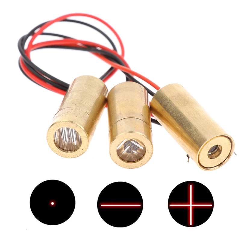 Laser Head 650nm 9mm 3V Output Power 5mw Laser Cross Diode Module Red Copper Head
Laser Head 650nm 9mm 3V Output Power 5mw Laser Cross Diode Module Red Copper Head