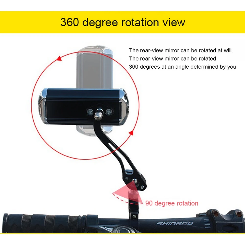 2PCS Cycling Bike Bicycle Classic Rear View Mirror Handlebar Flexible Safety Rearview 360 Degree Road Bike Mountain Bike 
2PCS Cycling Bike Bicycle Classic Rear View Mirror Handlebar Flexible Safety Rearview 360 Degree Road Bike Mountain Bike