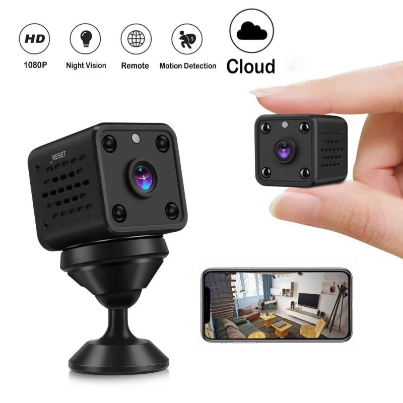 1080P Mini Camera Wireless Wifi Security Remote Control Surveillance Night Mobile Detection Portable Camera For Home Anti-theft
1080P Mini Camera Wireless Wifi Security Remote Control Surveillance Night Mobile Detection Portable Camera For Home Anti-theft