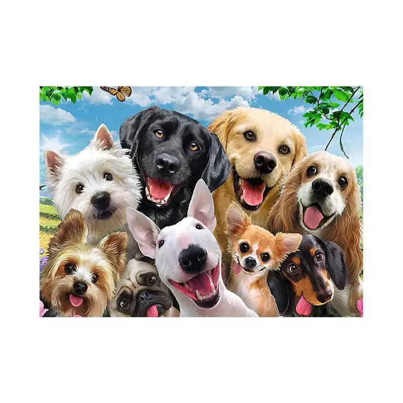 1000 Pieces Jigsaw Puzzle Animal Dogs Jigsaw Pieces Best Gift for Adults and Kids Family Game Play Collection
1000 Pieces Jigsaw Puzzle Animal Dogs Jigsaw Pieces Best Gift for Adults and Kids Family Game Play Collection
