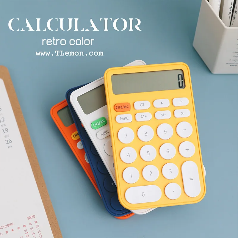 Simple Candy Color Pocket Calculator Special Mini Portable Power-saving Computer for Students To Learn Auxiliary Accounting
Simple Candy Color Pocket Calculator Special Mini Portable Power-saving Computer for Students To Learn Auxiliary Accounting