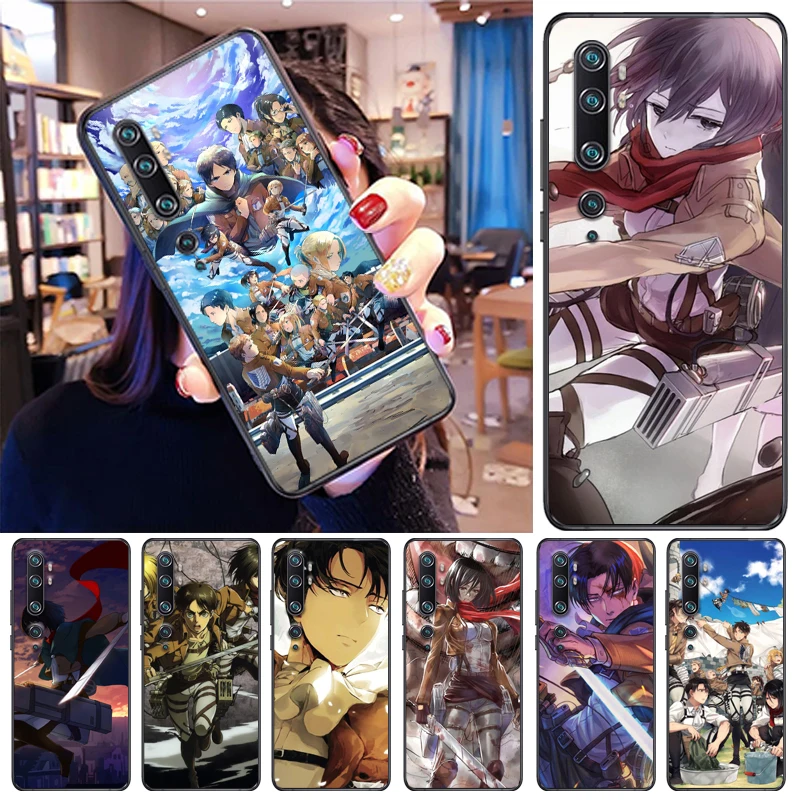 Attack On Titan Eren Jager Mikasa Ackerman Armin Arlert Levi Phone Case For Xiaomi CC9e CC9 Pro Carcasa Cases Funda
Attack On Titan Eren Jager Mikasa Ackerman Armin Arlert Levi Phone Case For Xiaomi CC9e CC9 Pro Carcasa Cases Funda
