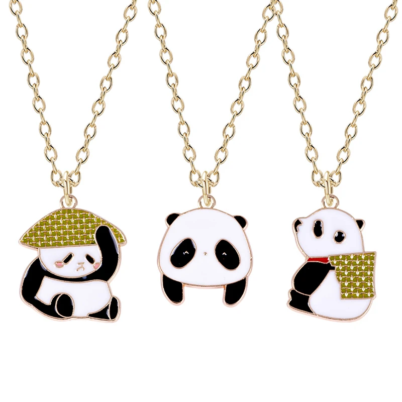 DIY Golden Dripping Oil Cartoon Necklace Animal Red Panda Straw Hat Shape Pendant Alloy Men And Women Fashion Jewelry Gift 
DIY Golden Dripping Oil Cartoon Necklace Animal Red Panda Straw Hat Shape Pendant Alloy Men And Women Fashion Jewelry Gift