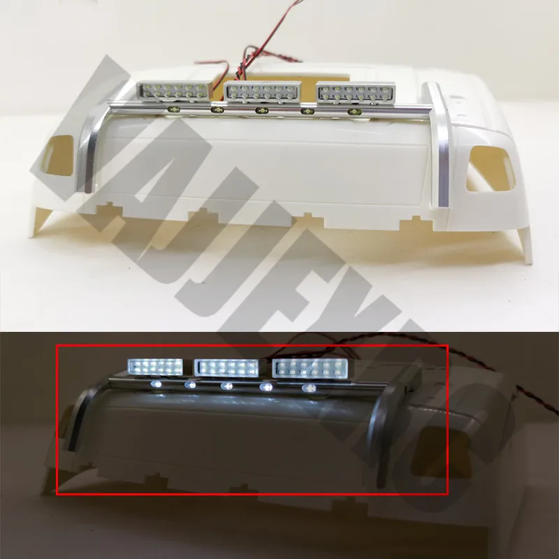 Aluminum Alloy LED Cab Top Light for Tamiya 1/14 SCALE TAMIYA Remote Control SCANIA R620 R470 R730
Aluminum Alloy LED Cab Top Light for Tamiya 1/14 SCALE TAMIYA Remote Control SCANIA R620 R470 R730