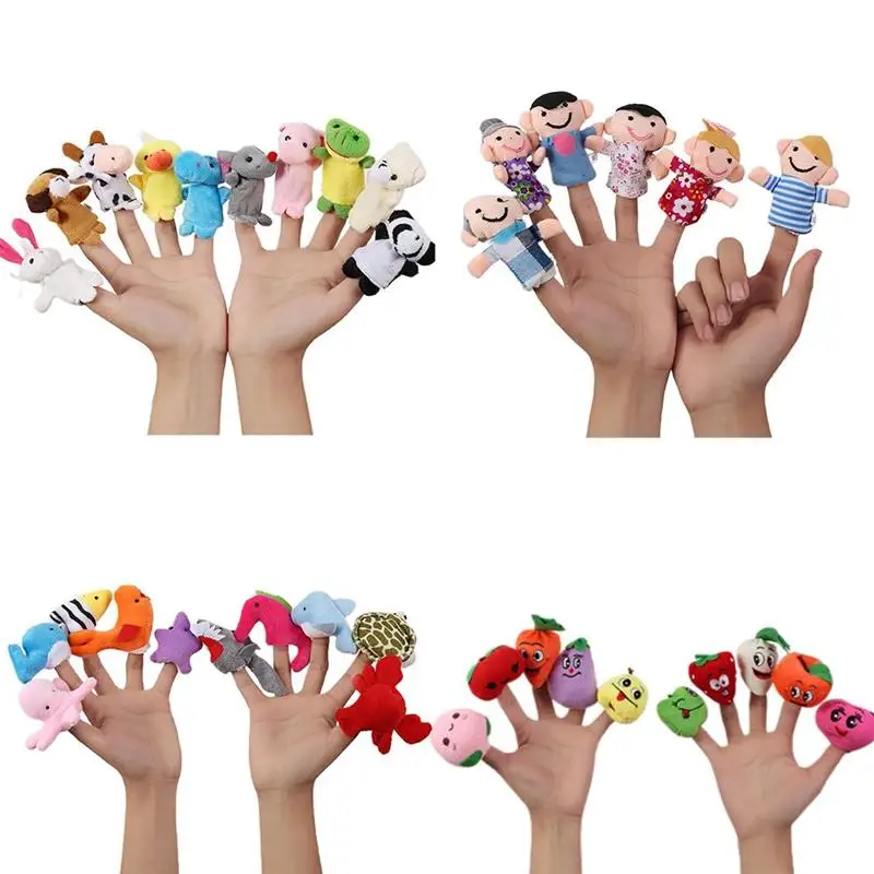 6/10Pcs Cartoon Animal Finger Puppet Plush Toys Cartoon Biological Child Baby Favor Doll Kids Gifts Hand Puppets Xmas Gift
6/10Pcs Cartoon Animal Finger Puppet Plush Toys Cartoon Biological Child Baby Favor Doll Kids Gifts Hand Puppets Xmas Gift