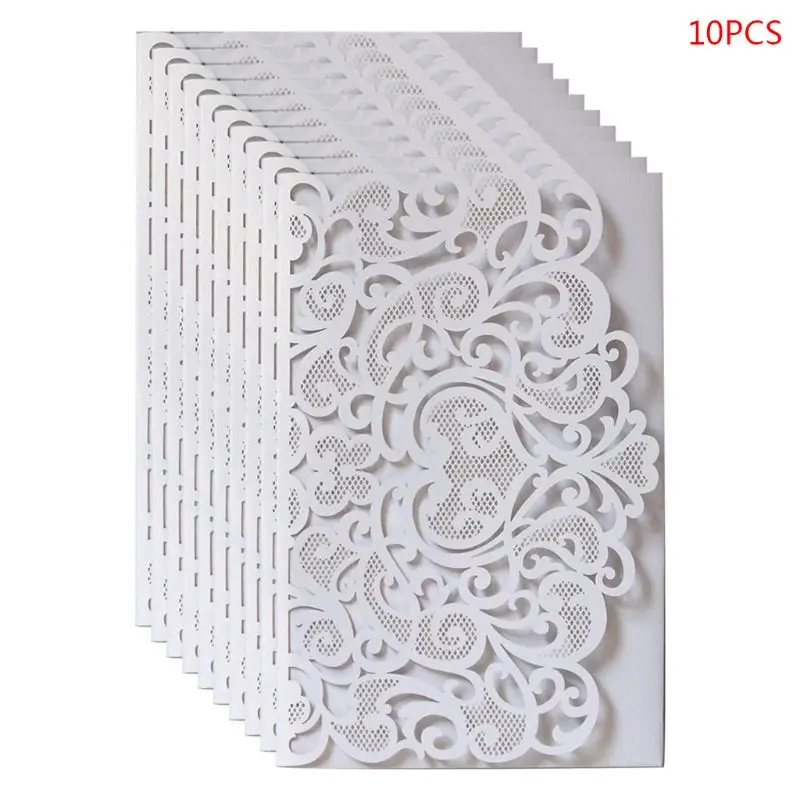 10pcs Laser Cut Hollow Heart Shape Wedding Invitations Card Party Supplies Adopting laser cut craft
10pcs Laser Cut Hollow Heart Shape Wedding Invitations Card Party Supplies Adopting laser cut craft