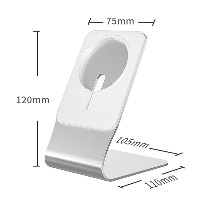 Magnetic Charger Bracket Phone Holder For iPhone 12 Magnetic Wireless Charger Holder Desktop Stand For iPhone 12 Pro Max 12 Mini
Magnetic Charger Bracket Phone Holder For iPhone 12 Magnetic Wireless Charger Holder Desktop Stand For iPhone 12 Pro Max 12 Mini