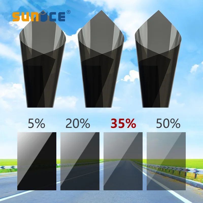 SUNICE 35%vlt Ceramic Tint Car Window Tint Side Back(rear) Glass Tint Car Tinting Roll Auto Car House Window Foils 100cmx500cm 
SUNICE 35%vlt Ceramic Tint Car Window Tint Side Back(rear) Glass Tint Car Tinting Roll Auto Car House Window Foils 100cmx500cm
