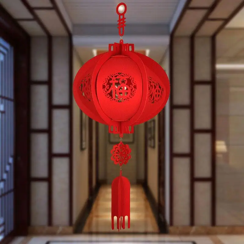 Chinese Red Lantern 3D Good Luck Traditional Lucky Lantern Chinese Lantern Hanging Non-Woven Fabric 30cm Gift Ornaments
Chinese Red Lantern 3D Good Luck Traditional Lucky Lantern Chinese Lantern Hanging Non-Woven Fabric 30cm Gift Ornaments