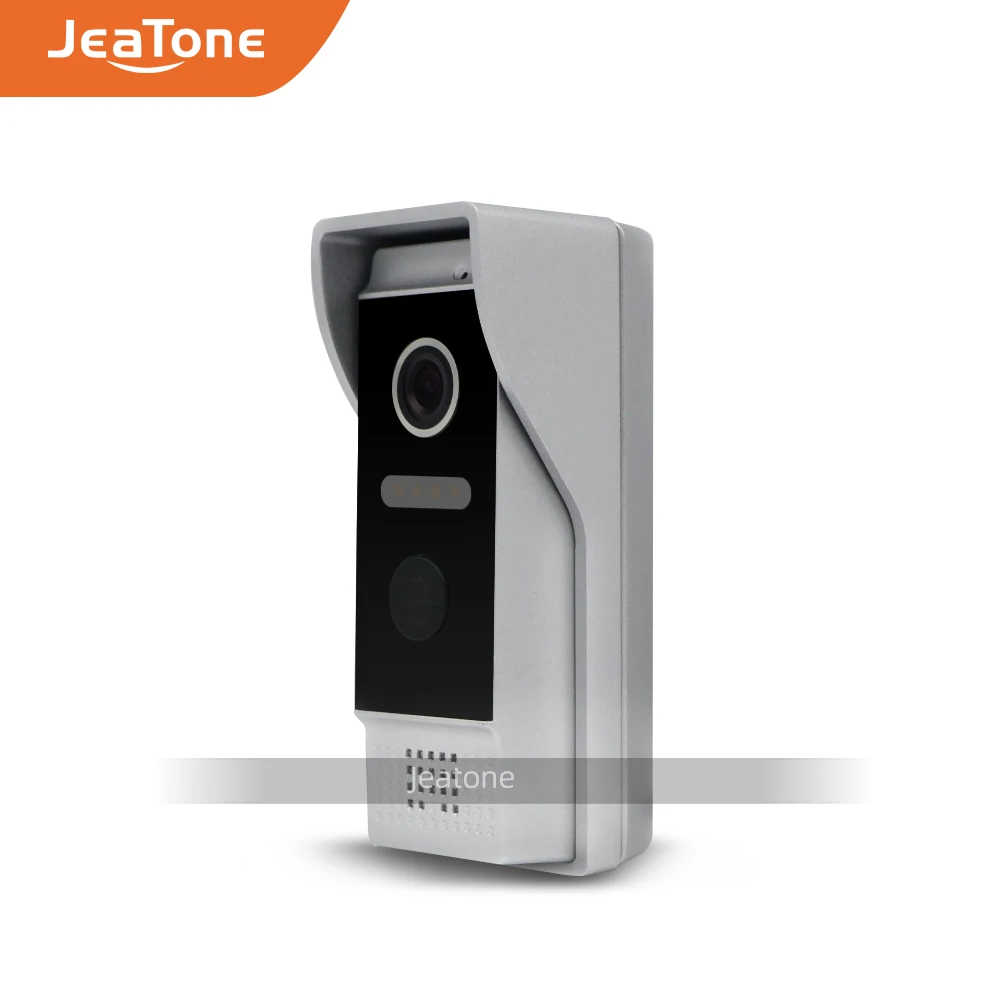 Jeatone 7-дюймовый сенсорный экран WIFI IP видео домофон для 4 отдельных квартир
