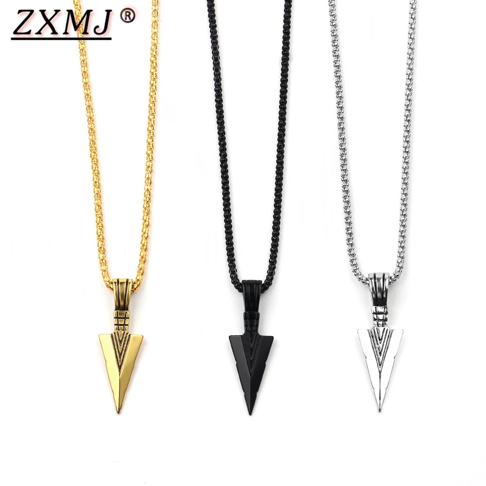 Spearhead Arrowhead Pendant Necklace for Men Chocker Gift Alloy Fashion Jewelry Punk Striking Men's Triangle Spearhead necklace
Spearhead Arrowhead Pendant Necklace for Men Chocker Gift Alloy Fashion Jewelry Punk Striking Men's Triangle Spearhead necklace