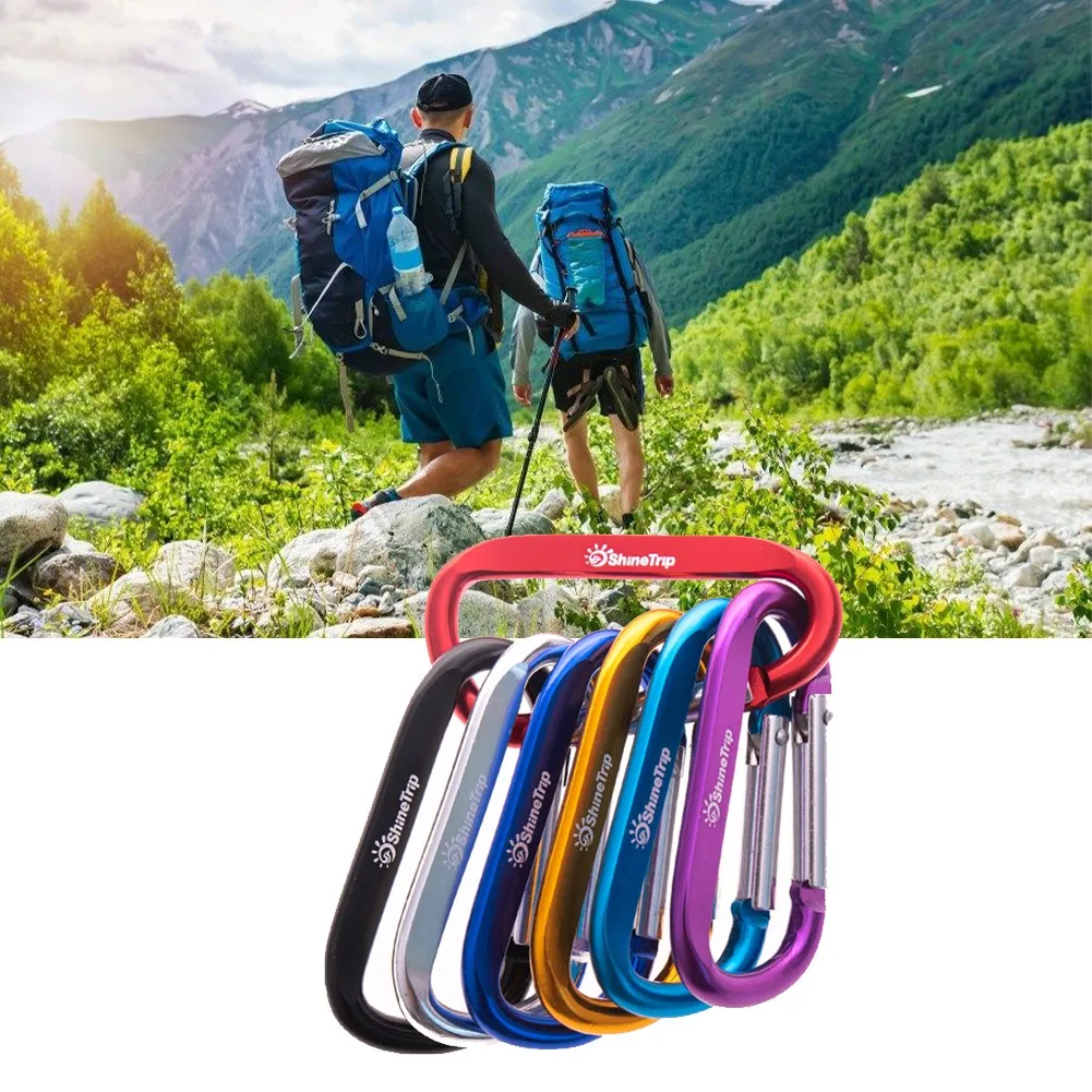 7Pcs Quick Hang D Carabiner Clip Snap Hook Keyring Camping Karabiner EDC-Clasp Aluminium Alloy Climbing Clip Accessories
7Pcs Quick Hang D Carabiner Clip Snap Hook Keyring Camping Karabiner EDC-Clasp Aluminium Alloy Climbing Clip Accessories