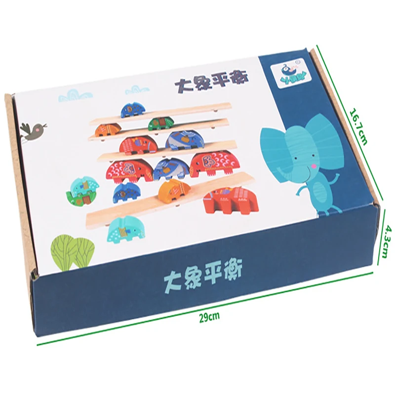 Elephant Animal Stacks High To Build Balance Building Blocks Boy And Girl Early Education Parent-Child Interactive Wooden Toys
Elephant Animal Stacks High To Build Balance Building Blocks Boy And Girl Early Education Parent-Child Interactive Wooden Toys