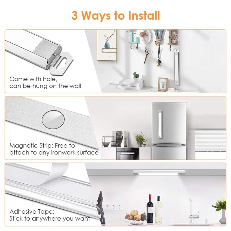 60 LED Closet Light, Rechargeable Motion Sensor Light,120 degree Angle Adjustable USB Under Cabinet Light Wireless Luxury Alumin
60 LED Closet Light, Rechargeable Motion Sensor Light,120 degree Angle Adjustable USB Under Cabinet Light Wireless Luxury Alumin