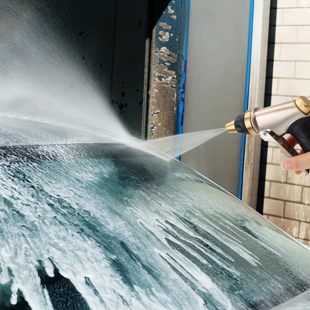 Painted golden Car wash water gun Garden Tools High pressure Home car wash Pure copper Gun nozzle
Painted golden Car wash water gun Garden Tools High pressure Home car wash Pure copper Gun nozzle